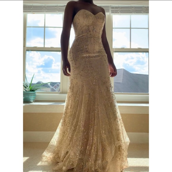 Ellie Wilde Prom Mermaid Dress EW118068 - Picture 5 of 12